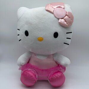 Ty Hello Kitty Beanie Buddy Plush Stuffed Animal White Cat Toy 11”